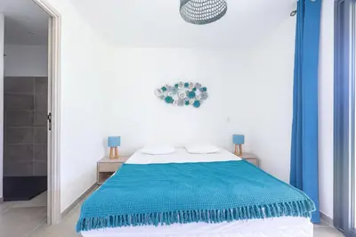Un ou plusieurs lits dans un hébergement de l'établissement Casa Umbria - Villa climatisée avec piscine