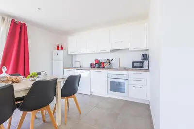Cuisine ou kitchenette dans l'établissement Casa Umbria - Villa climatisée avec piscine