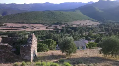 Paysage naturel près de la maison de vacances