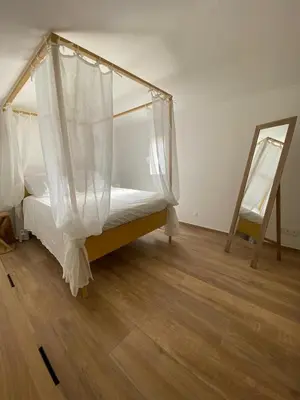 Un ou plusieurs lits dans un hébergement de l'établissement A casa di Leia