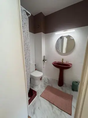 Salle de bains dans l'établissement Studio Saint Florent