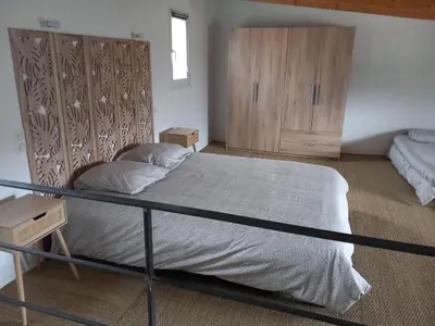 Un ou plusieurs lits dans un hébergement de l'établissement maison de vacances olmi cappella Corse