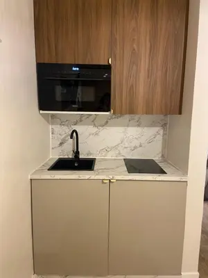 Cuisine ou kitchenette dans l'établissement Charmant studio hyper centre