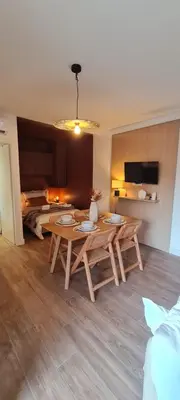 Télévision ou salle de divertissement dans l'établissement Limiria Studio