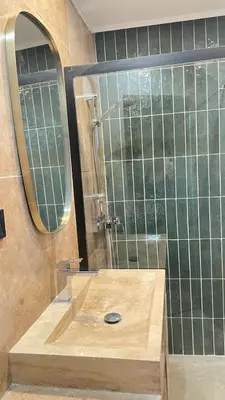 Salle de bains dans l'établissement Studio marlon