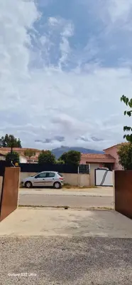 Vue générale sur la montagne ou vue sur la montagne depuis la maison de vacances