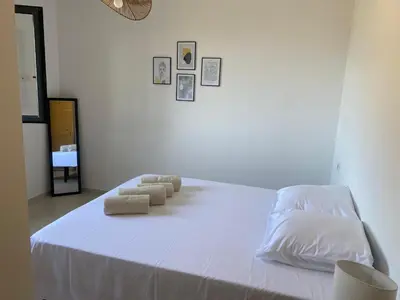 Un ou plusieurs lits dans un hébergement de l'établissement Grande maison à Belgodère Balagne