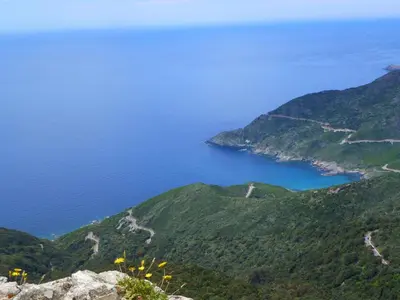 Paysage naturel près de la maison de vacances