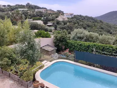 Vue générale sur la montagne ou vue sur la montagne depuis le B&B/chambre d'hôtes