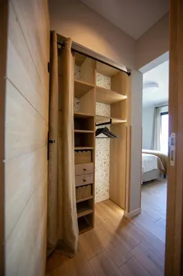 Un ou plusieurs lits dans un hébergement de l'établissement Villa vue mer Cap Corse