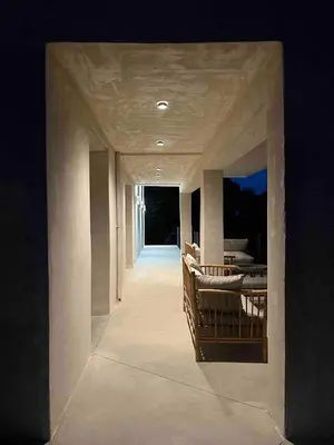 Coin salon dans l'établissement Villa vue mer Cap Corse
