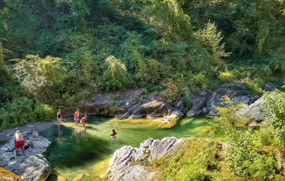 Paysage naturel près de la maison de vacances