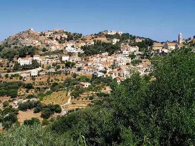 Paysage naturel près de la villa