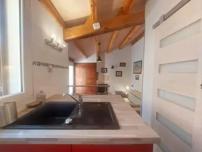 Plan de l'établissement Studio terrasse climatisé VUE MER avec parking
