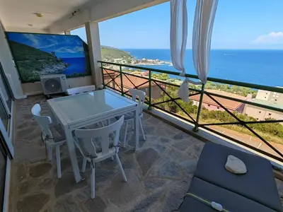 Plan de l'établissement Cap Corse Santa Severa vue sur mer