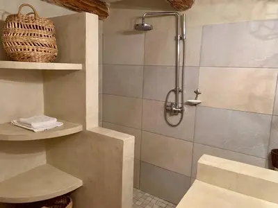Salle de bains dans l'établissement La Casetta