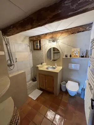 Salle de bains dans l'établissement La Casetta