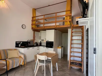 Cuisine ou kitchenette dans l'établissement Casetta Jema