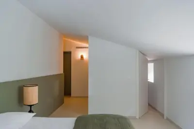 Un ou plusieurs lits dans un hébergement de l'établissement Luxury house with pool - Lumio