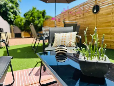Jardin de l'établissement Casa Tania
