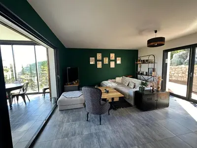 Plan de l'établissement Villa luxe bord de mer, jardin, piscine
