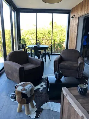 Plan de l'établissement Villa luxe bord de mer, jardin, piscine
