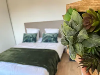 Un ou plusieurs lits dans un hébergement de l'établissement CASA NINA FURIANI CORSE Appartement en résidence