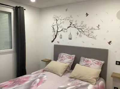 Un ou plusieurs lits dans un hébergement de l'établissement Appartement Bavella