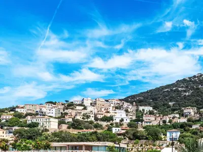 Vue générale sur la montagne ou vue sur la montagne depuis l'appartement