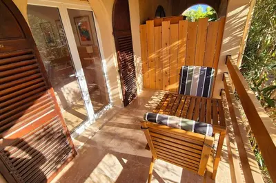 Coin salon dans l'établissement T2 Mare - Casa Mattea