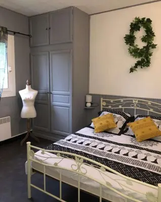 Un ou plusieurs lits dans un hébergement de l'établissement Location Estivale en Haute Corse
