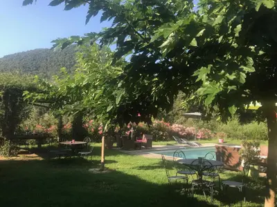 Jardin de l'établissement Domaine U Bugnu