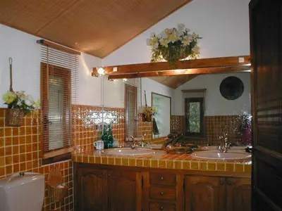 Salle de bains dans l'établissement Villa St Michel
