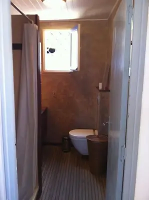 Salle de bains dans l'établissement La maison du pêcheur à Porticciolo Cap-Corse