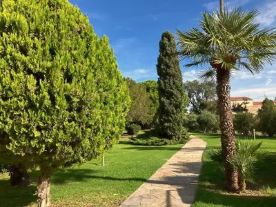 Jardin de l'établissement COCON AUX SENTEURS de CORSE et VUE EXCEPTIONNELLE