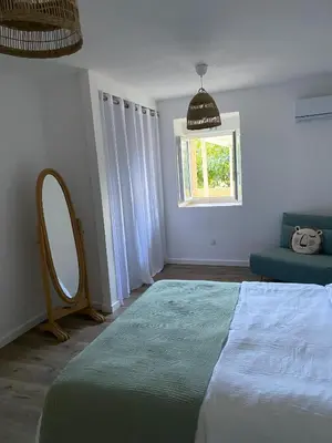 Un ou plusieurs lits dans un hébergement de l'établissement U Fiume - Appartement 5 personnes
