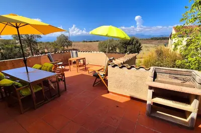 Balcon ou terrasse dans l'établissement T4 Furesta - Casa Mattea