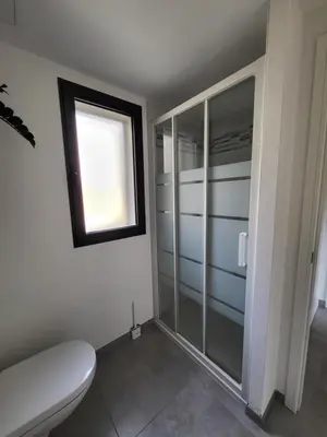 Salle de bains dans l'établissement Vue Mer & Montagne