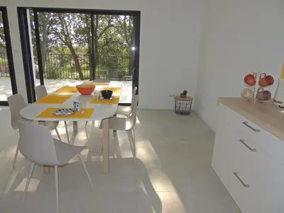 Plan de l'établissement Villa neuve à 900 m de la plage