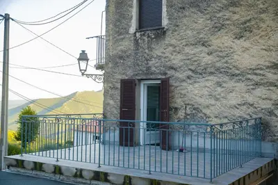 Vue générale sur la montagne ou vue sur la montagne depuis l'appartement