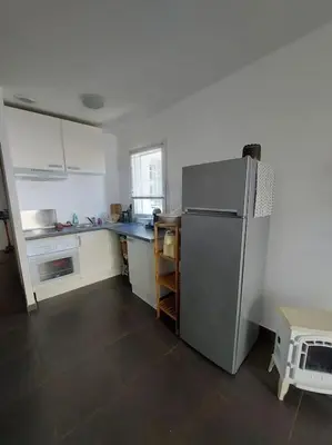 Cuisine ou kitchenette dans l'établissement Namastĕ
