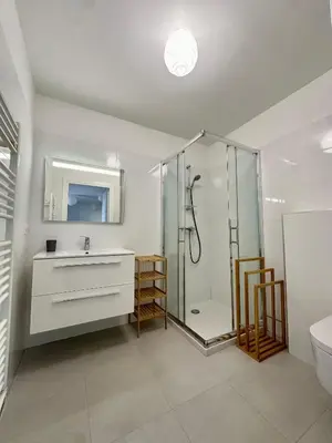 Salle de bains dans l'établissement Appartement Gabriela
