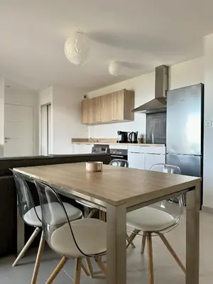 Cuisine ou kitchenette dans l'établissement Appartement Gabriela
