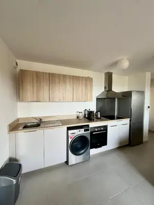 Cuisine ou kitchenette dans l'établissement Appartement Gabriela