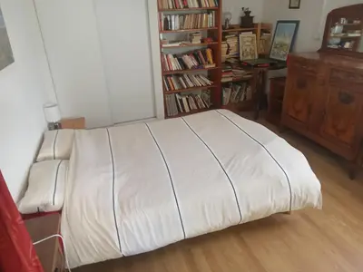 Un ou plusieurs lits dans un hébergement de l'établissement Maisonnette