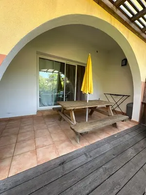 Terrasse ou espace extérieur de l'établissement Résidence KALLISTE