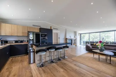 Cuisine ou kitchenette dans l'établissement Villa Casanova