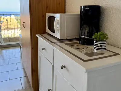 Plateau bouilloire dans l'établissement Studio proche Calvi