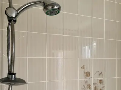 Salle de bains dans l'établissement Studio proche Calvi