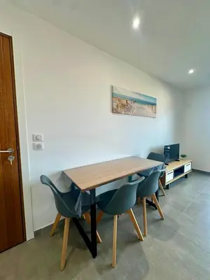 Coin salon dans l'établissement Appartement Felicíta